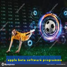 apple beta software programme